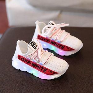 Size 8 kids offwhite sneakers
